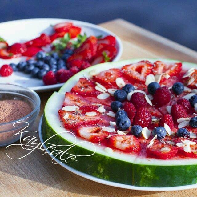 Đổi vị với pizza hoa quả