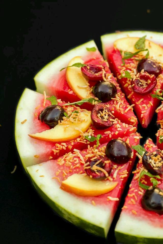 Đổi vị với pizza hoa quả