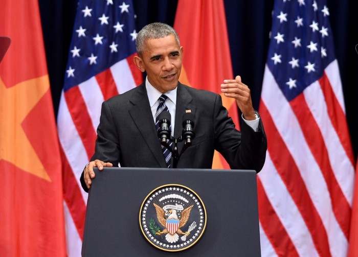 truc tiep tong thong obama phat bieu ve quan he viet nam my