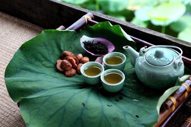 Trà ướp sen tươi - Thức uống tao nhã của người Thái Nguyên