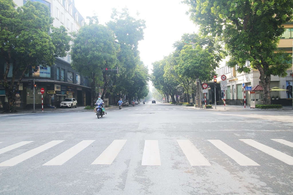 Hà Nội những ngày giãn cách xã hội (Ảnh minh họa)