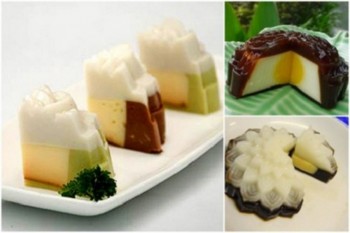 Làm bánh Trung thu rau câu thanh mát