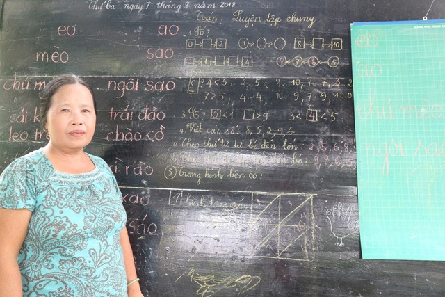 co giao hon 25 nam day chu mien phi cho tre em ngheo