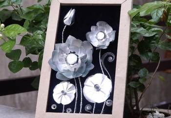 Gặp nữ họa sĩ khiến lon bia “nở” hoa sen