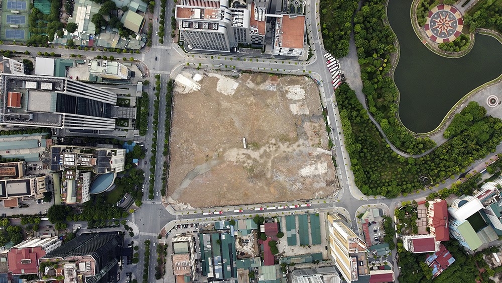 Toàn cảnh khu đất sắp xây trụ sở Đại sứ quán Mỹ Toàn cảnh khu đất sắp xây trụ sở Đại sứ quán Mỹ