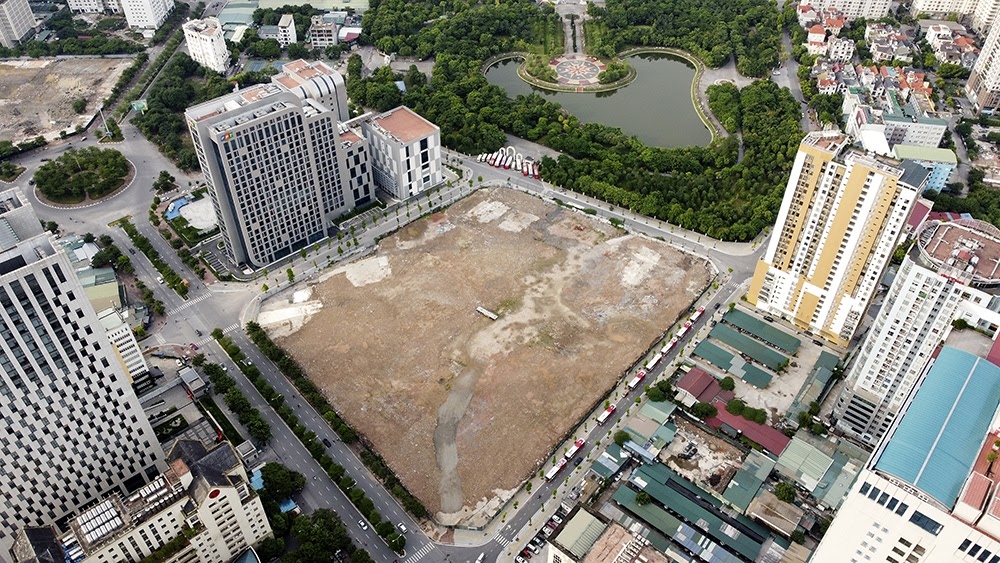 Toàn cảnh khu đất sắp xây trụ sở Đại sứ quán Mỹ Toàn cảnh khu đất sắp xây trụ sở Đại sứ quán Mỹ