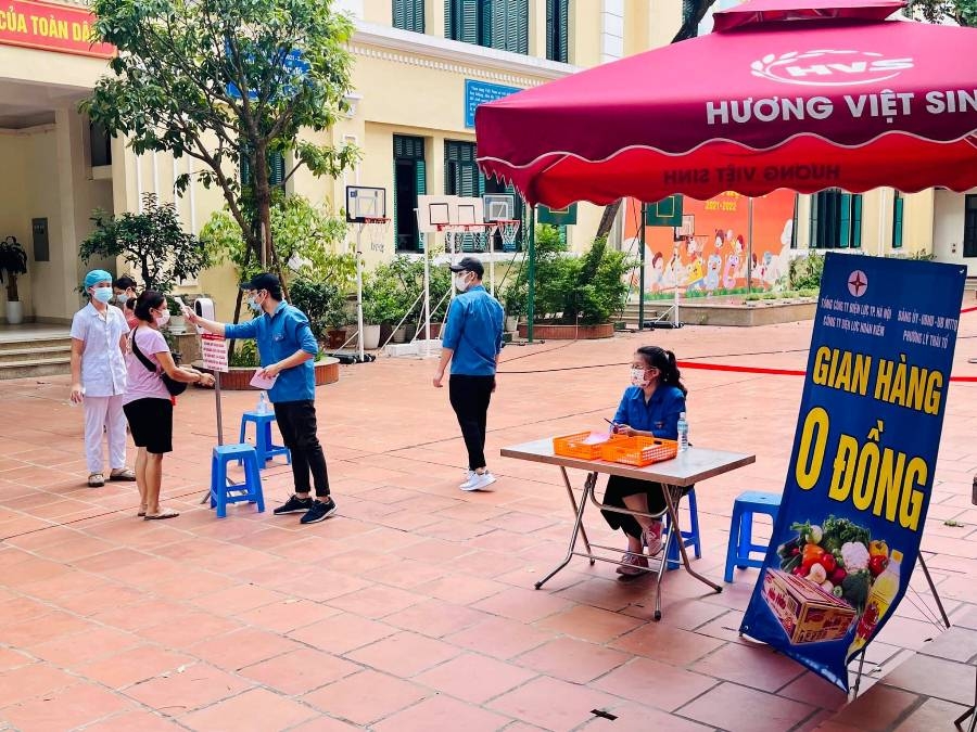 Phường Lý Thái Tổ (Hà Nội): “Gian hàng 0 đồng” - Cùng sẻ chia vượt qua đại dịch