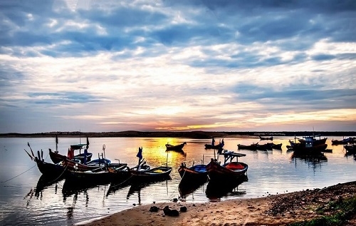 Làng chài lúc về chiều