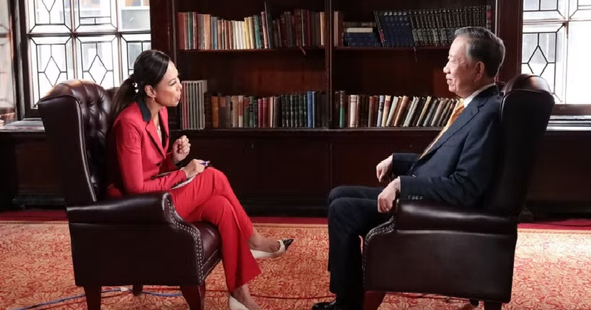 Tổng Bí thư, Chủ tịch nước Tô Lâm trả lời phỏng vấn kênh truyền hình Bloomberg TV