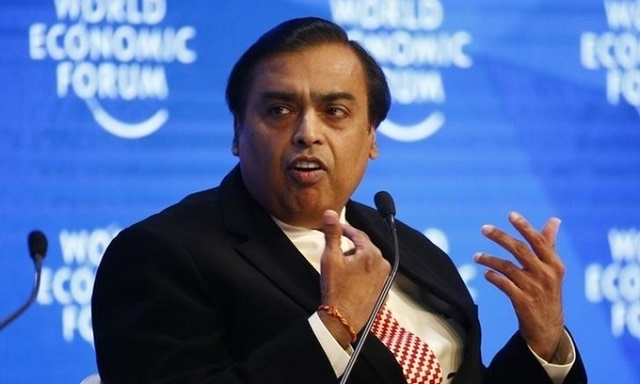 Tỷ phú Ấn Độ Mukesh Ambani. Ảnh: Reuters