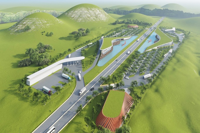 Sắp khai thác trạm dừng nghỉ trên cao tốc Vân Đồn - Móng Cái