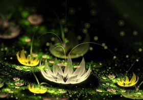 Kỳ ảo những bông hoa… công nghệ