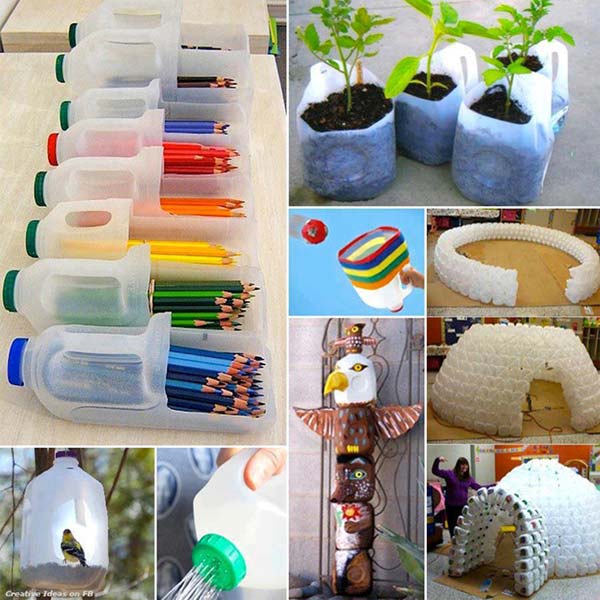 Khéo tay biến chai nhựa cũ thành đồ “độc”