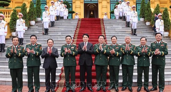 Trao quyết định bổ nhiệm Chủ nhiệm Tổng cục Chính trị và thăng quân hàm Đại tướng, Thượng tướng