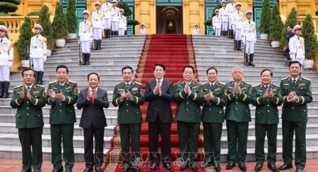 Trao quyết định bổ nhiệm Chủ nhiệm Tổng cục Chính trị và thăng quân hàm Đại tướng, Thượng tướng