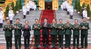 Trao quyết định bổ nhiệm Chủ nhiệm Tổng cục Chính trị và thăng quân hàm Đại tướng, Thượng tướng