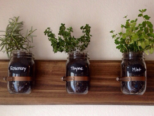 Ý tưởng hay với lọ thủy tinh