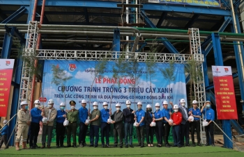 Petrovietnam phát động chương trình trồng 3 triệu cây xanh tại các công trình, địa phương có hoạt động Dầu khí