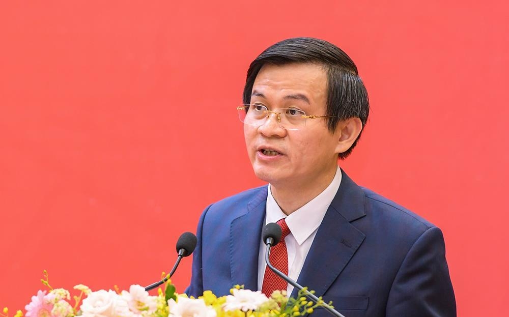 Đồng chí Đoàn Minh Huấn, Tổng Biên tập Tạp chí Cộng sản. 