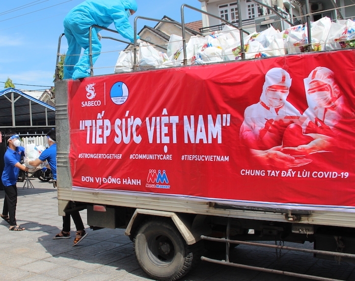 “Tiếp sức Việt Nam” nhằm tiếp sức cho các lực lượng tuyến đầu và san sẻ những khó khăn với các gia đình tại các địa phương đang bị ảnh hưởng nặng nề nhất bởi dịch bệnh