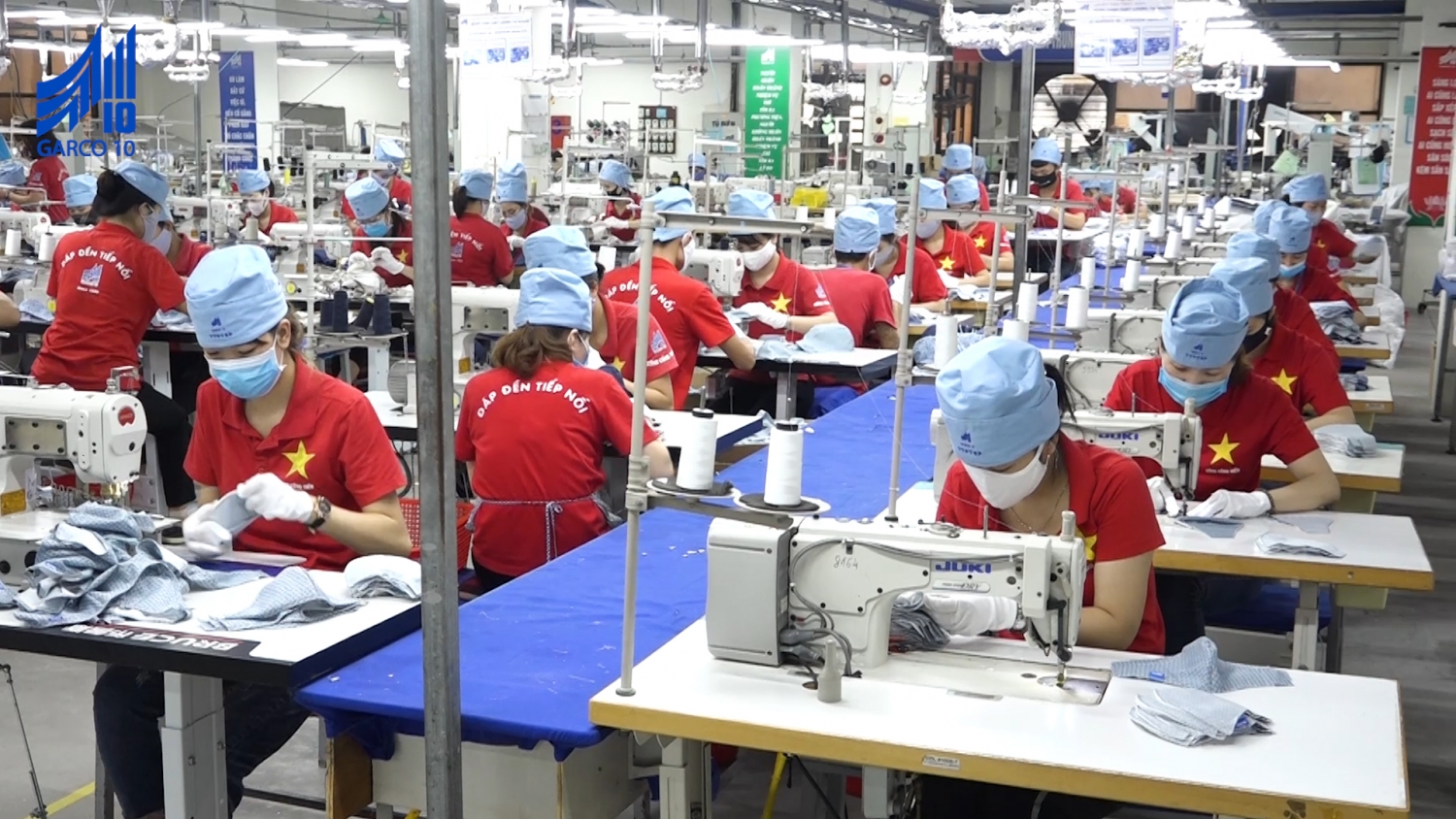 Doanh nghiệp dệt may từng bước đẩy mạnh sản xuất