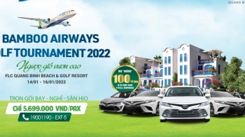 Bamboo Airways Golf Tournament mở màn chuỗi giải đấu lớn năm 2022 của Bamboo Airways với giải HIO khủng 100 tỷ đồng