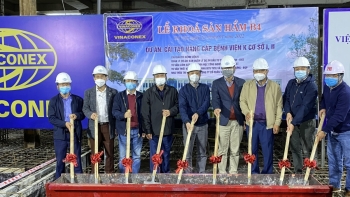 Bệnh viện K cơ sở Quán Sứ thi công khoá sàn tầng hầm sâu nhất Hà Nội