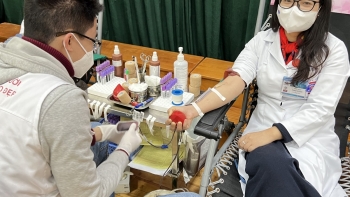 Hơn 300 cán bộ y tế Bệnh viện K tham gia hiến máu vì người bệnh
