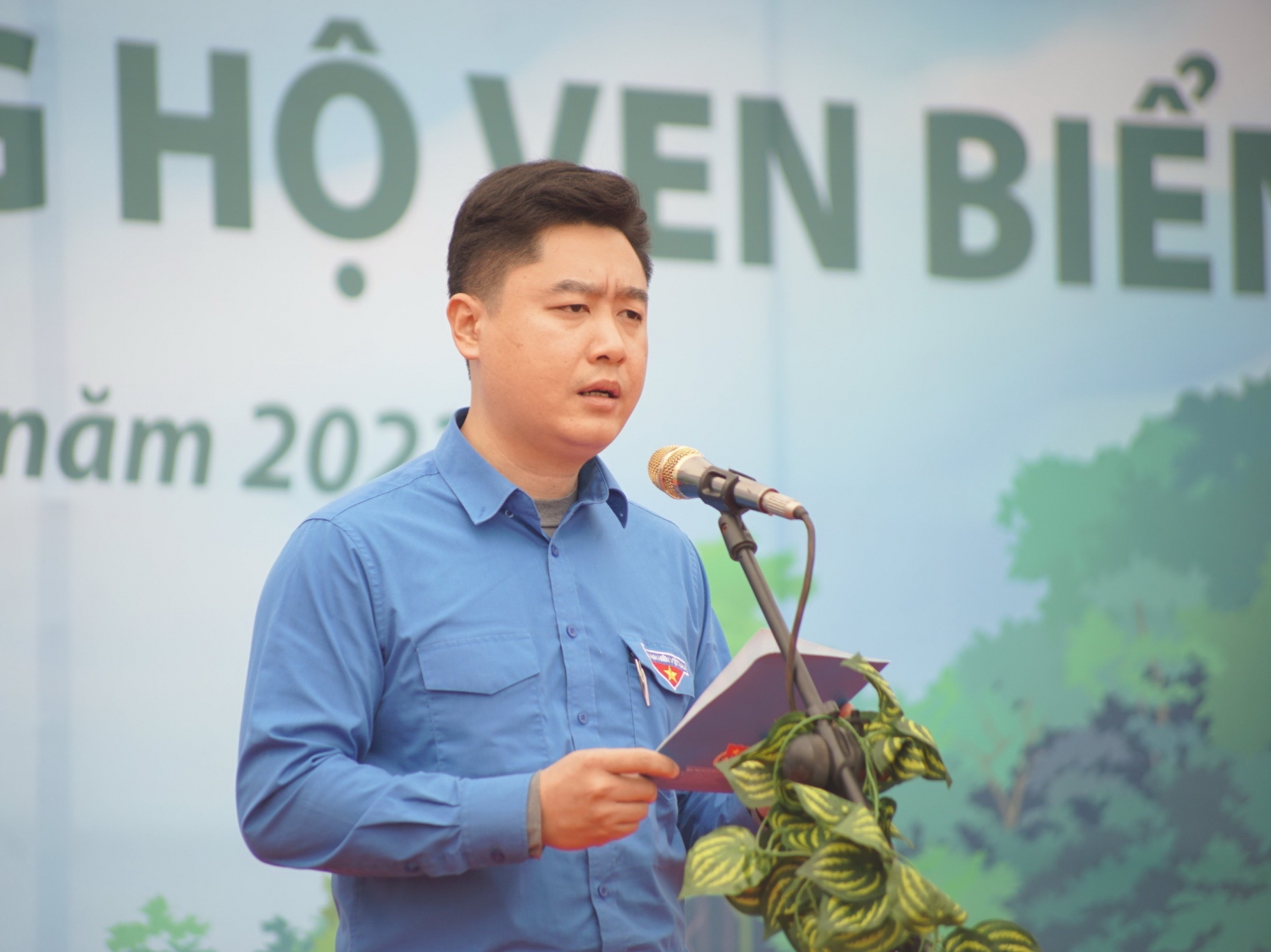 BIDV trồng 6.500 cây phòng hộ ven biển tại Nghệ An