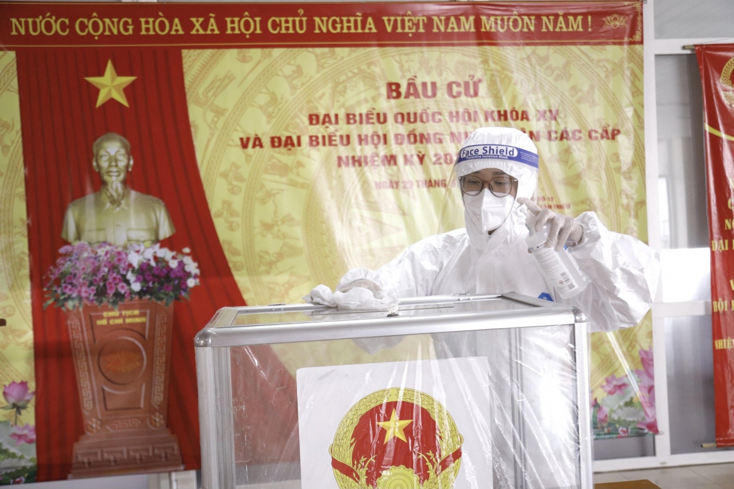Bệnh viện K chuẩn bị công tác bầu cử trong tâm dịch