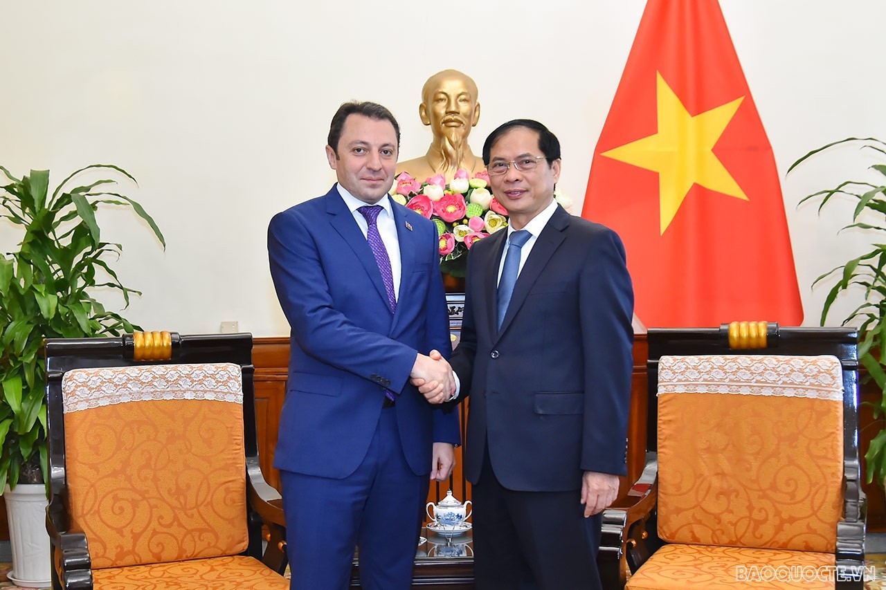 Bộ trưởng Ngoại giao Bùi Thanh Sơn tiếp xã giao Thứ trưởng Ngoại giao Azerbaijan