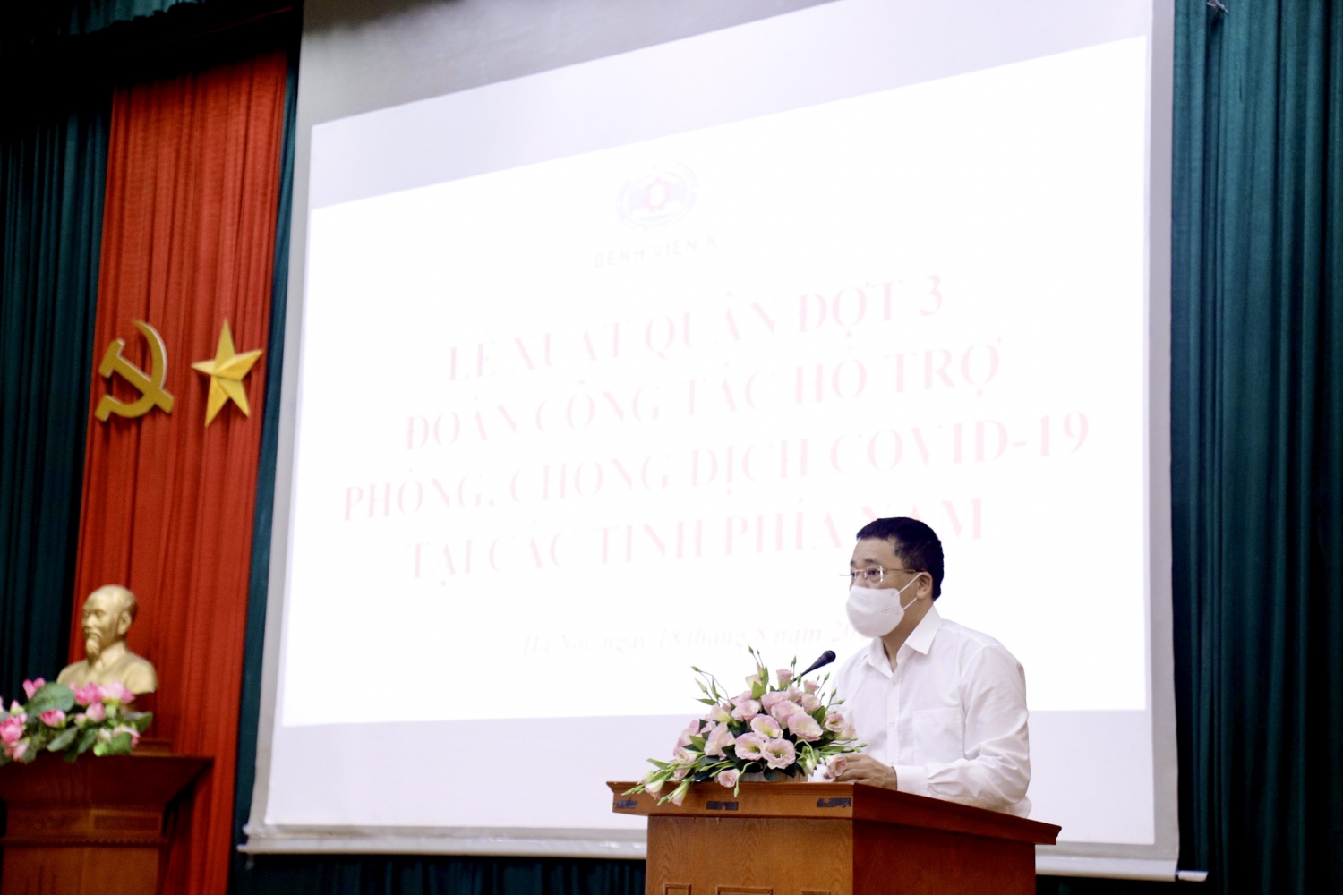 Bệnh viện K xuất quân lần 3 chi viện miền Nam phòng, chống dịch Covid-19