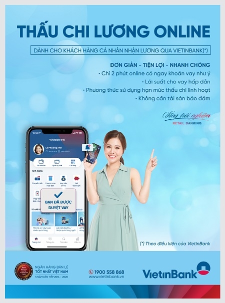 Tin nhanh ngân hàng ngày 10/9: Vietin Bank triển khai sản phẩm cho vay “Thấu chi lương online”