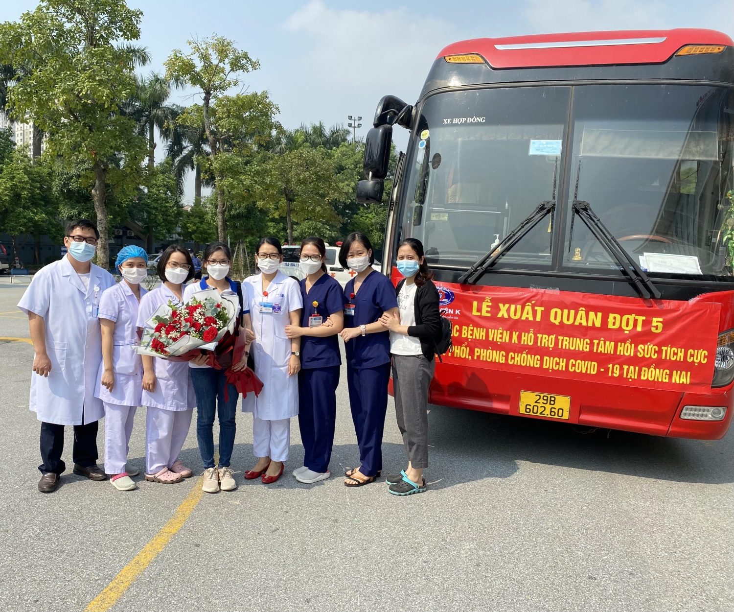 Bệnh viện K tiếp tục xuất quân lần 5 chi viện miền Nam phòng chống dịch