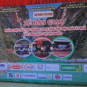 Mèo Vạc (Hà Giang): Bàn giao 3 phòng ở nội trú cho học sinh nơi biên cương