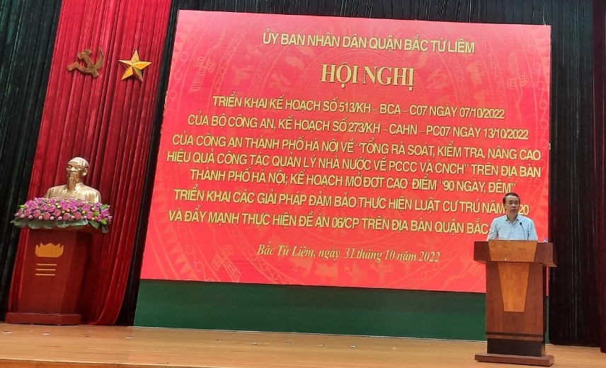 Quận Bắc Từ Liêm (Hà Nội): Phân cấp trách nhiệm trong công tác phòng cháy chữa cháy
