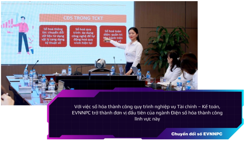 Chuyển đổi số nâng cao hiệu quả hoạt động của EVNNPC