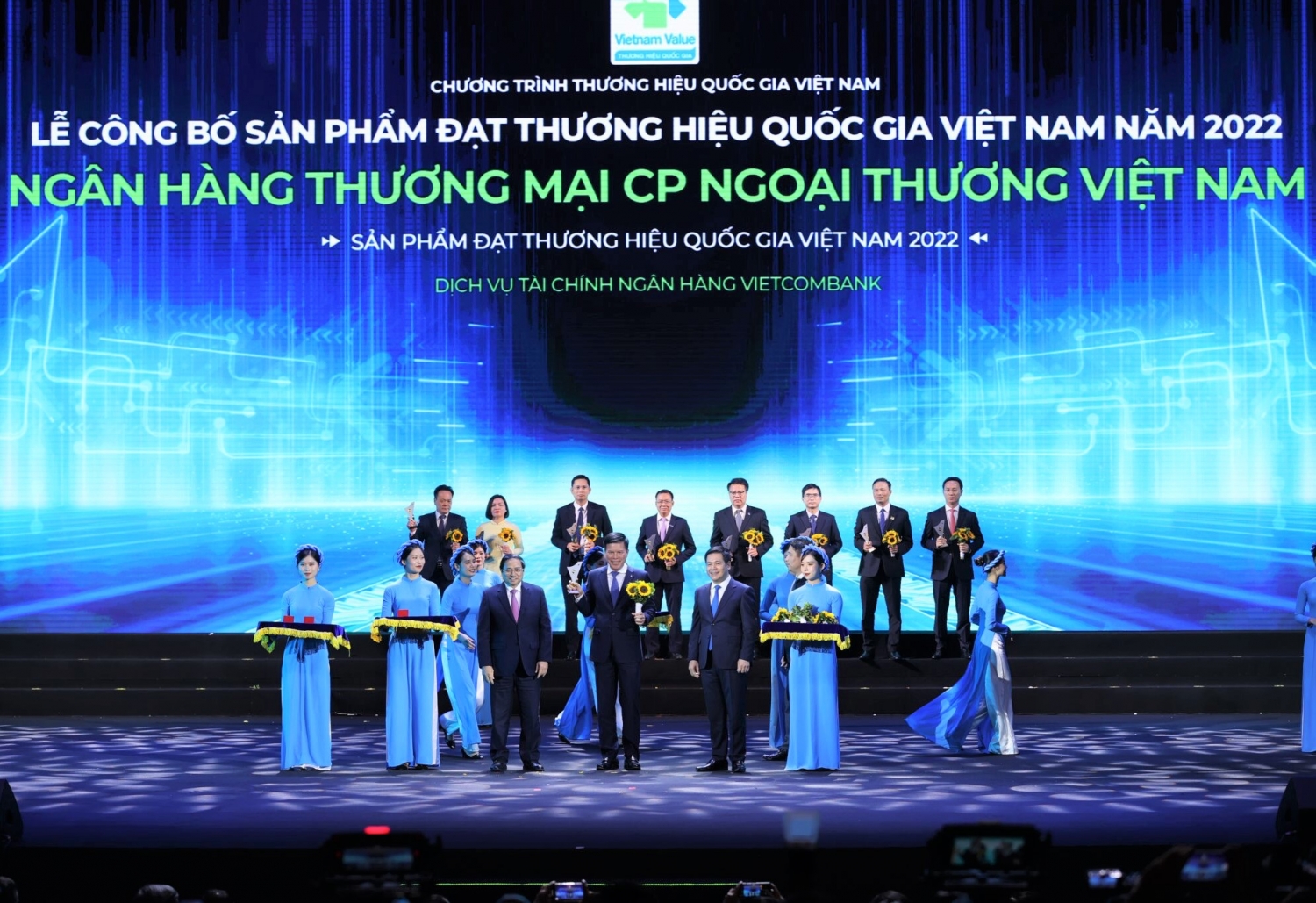 Vietcombank lần thứ 8 liên tiếp đạt Thương hiệu quốc gia Việt Nam