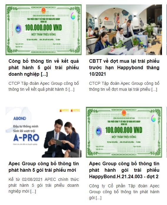 Apec Group bị phạt 600 triệu đồng vì phát hành “chui” 500 tỷ trái phiếu