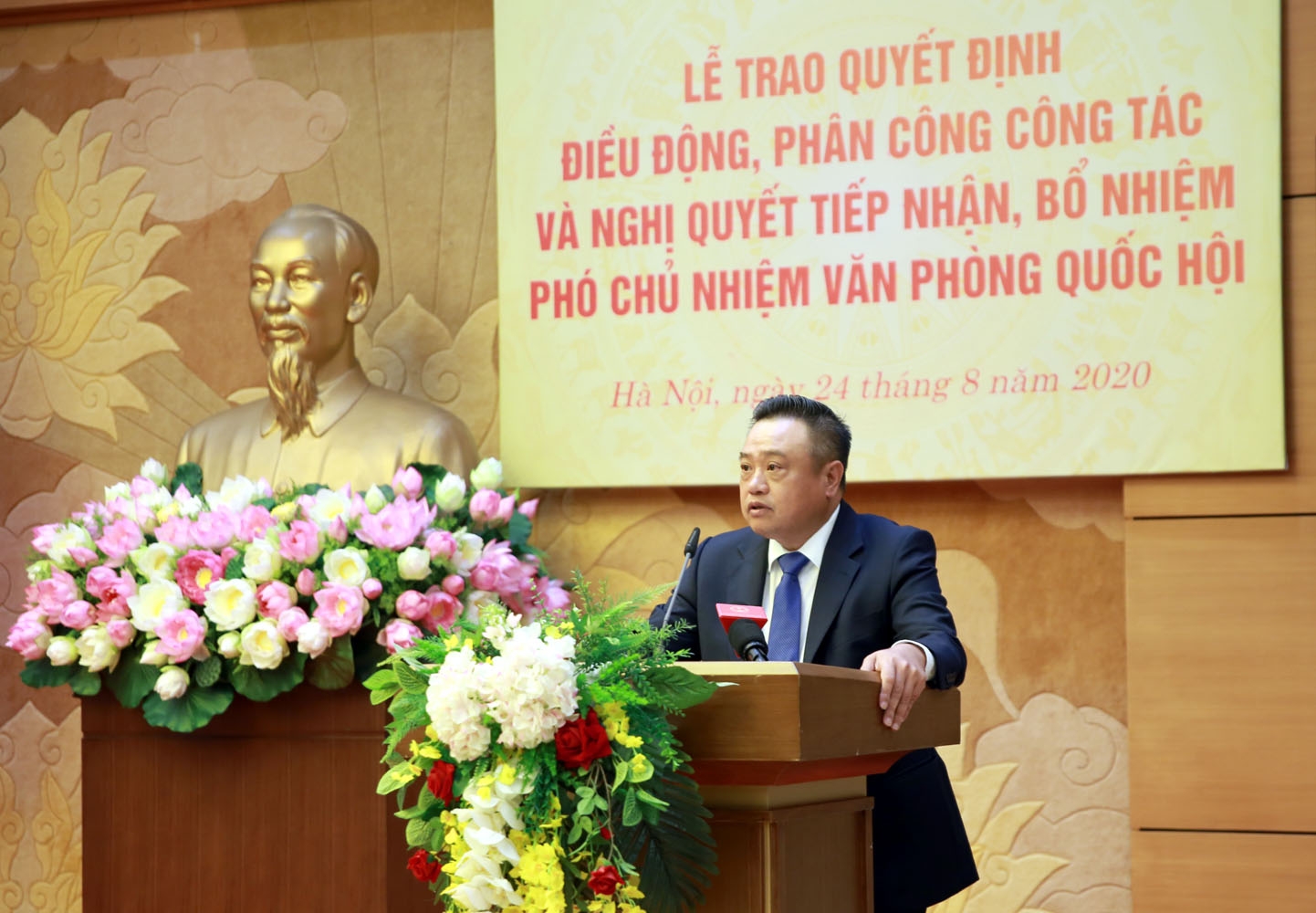 dieu dong bo nhiem dong chi tran sy thanh lam pho chu nhiem van phong quoc hoi