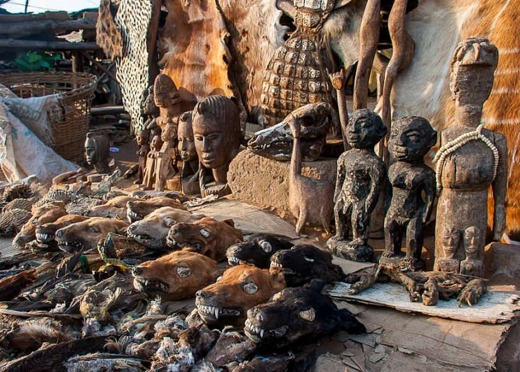 Bạn có dám đến khu chợ bùa ngải lớn nhất trên thế giới? ban co dam den cho bua ngai lon nhat tren the tai chau phi