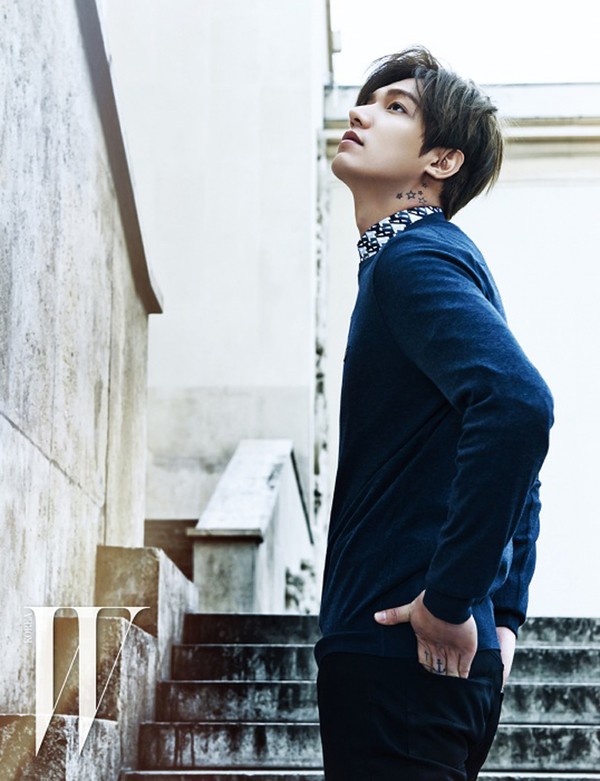 Lee Min Ho “khoe khéo” hình xăm trong bộ ảnh mới