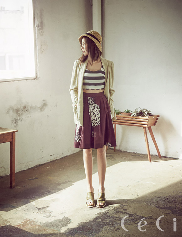 Gong Hyo Jin khoe hình xăm ấn tượng trên tạp chí