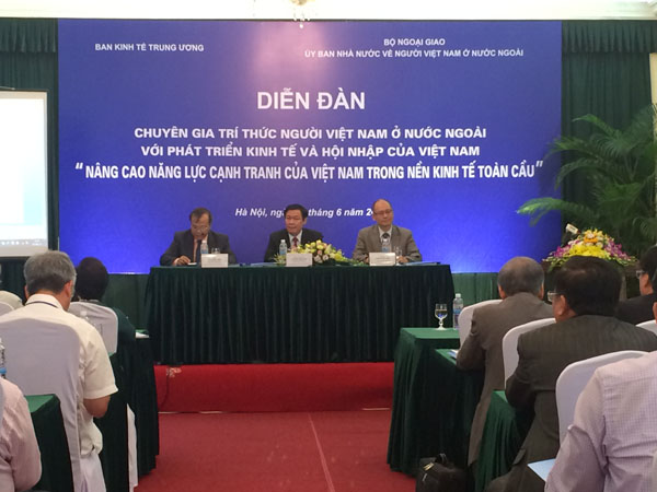 Ban Kinh tế T.Ư mở Diễn đàn thu hút trí tuệ kiều bào góp sức cho sự phát triển kinh tế
