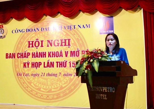 cong doan dau khi viet nam to chuc hoi nghi ban chap hanh mo rong lan thu 15