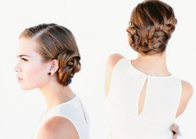 Tóc búi lệch cho ngày cuối tuần