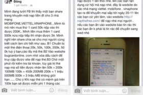 Viettel lên tiếng về "khuyến mại người nhà" trên Facebook
