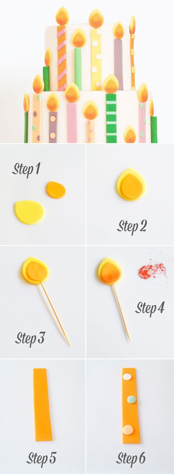 Thêm cách trang trí fondant cho cô nàng mê làm bánh