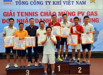 Giải tennis chào mừng PV GAS đón nhận Danh hiệu Anh hùng Lao động