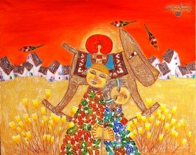 Cung bậc sắc màu của chuyện tình lá và hoa